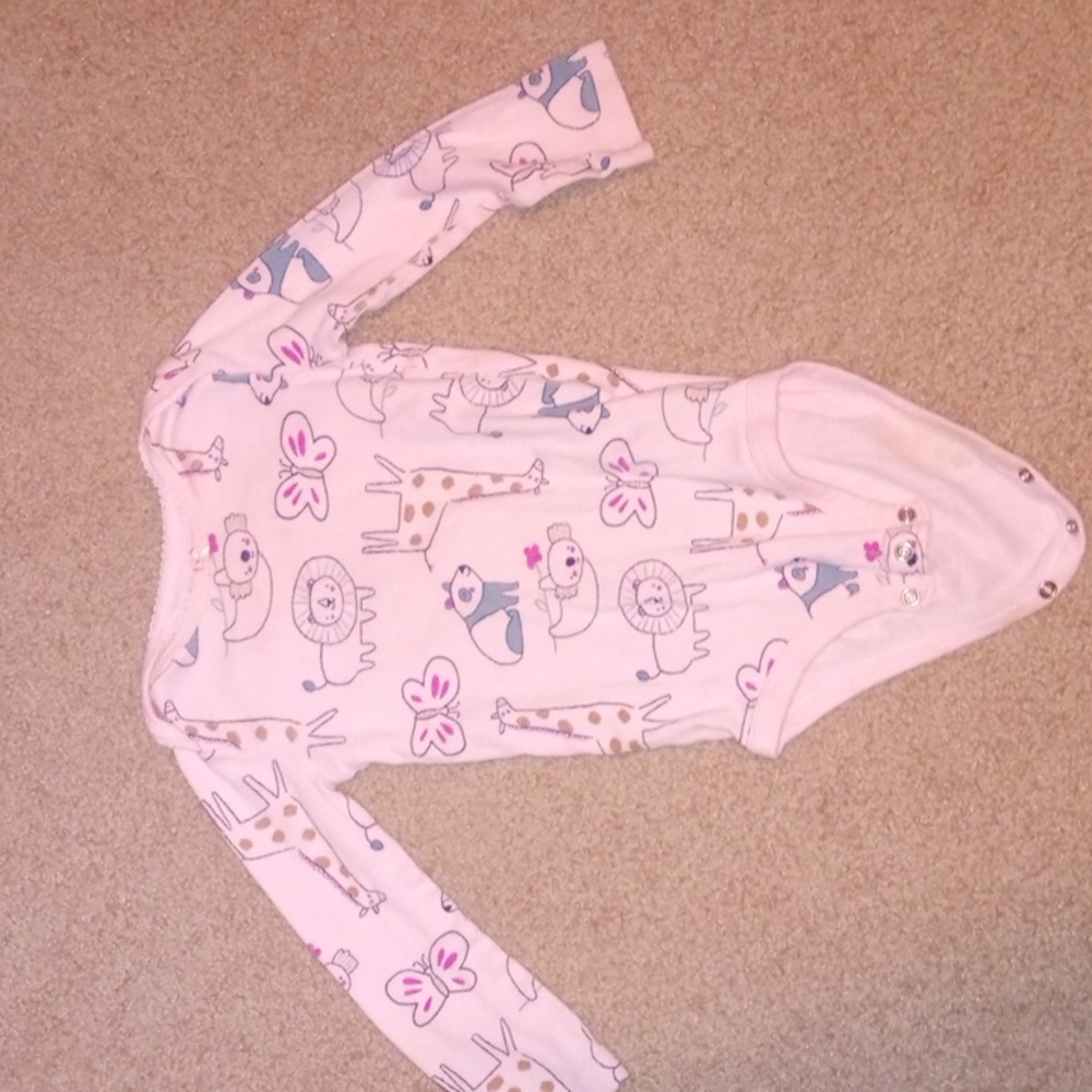 Carter's 24m pink animal onesie